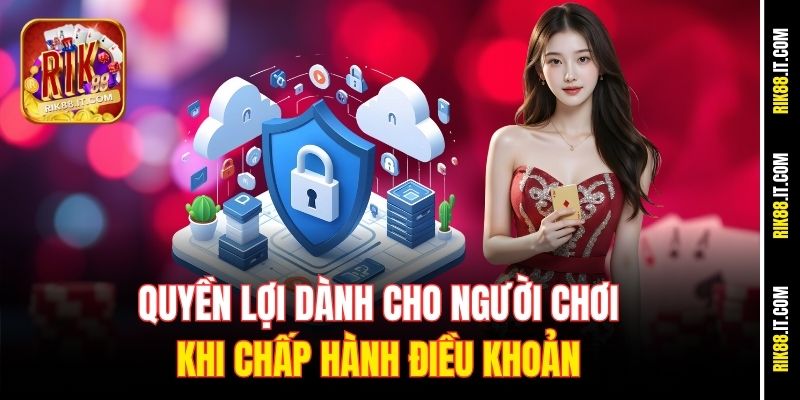 Quyền lợi dành cho người chơi khi chấp hành điều khoản